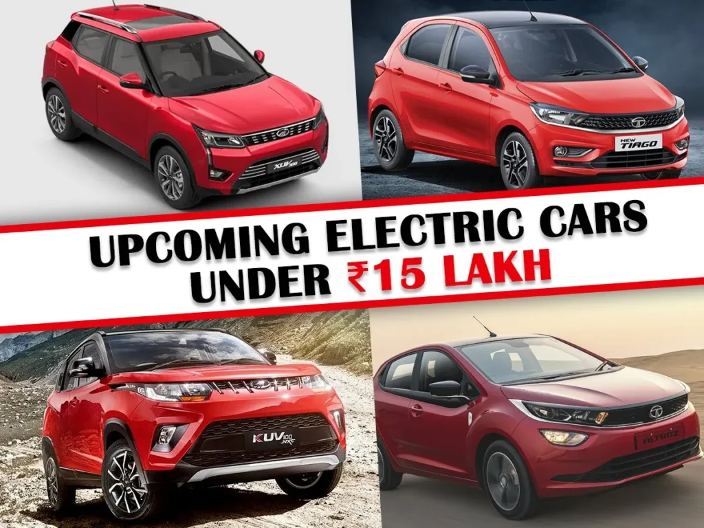 Best Electric Cars Under 15 Lakhs in India